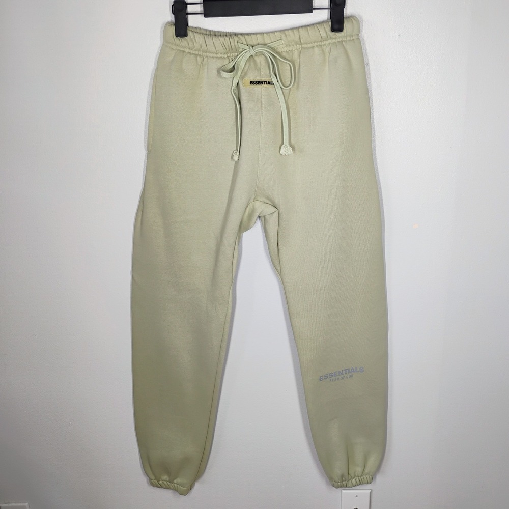 FOG Essentials Fear of God‎ Men's Sweatpants Medium Sage Green Streetwear